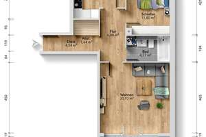 Wunderschöne zwei Zimmer Wohnung mit Balkon und TG Stellplatz – Lily-Braun-Weg 7, 80637 Oberwiesenfeld, München – Vorschaubild 25