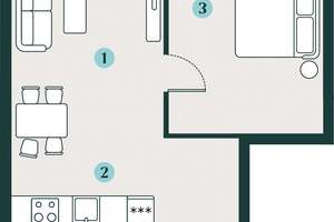Kompakte 2-Zimmer-Wohnung mit optimaler Flächennutzung – Schützenplatz 8, 1067 Wilsdruffer Vorstadt/Seevorstadt-West, Dresden – Vorschaubild 2