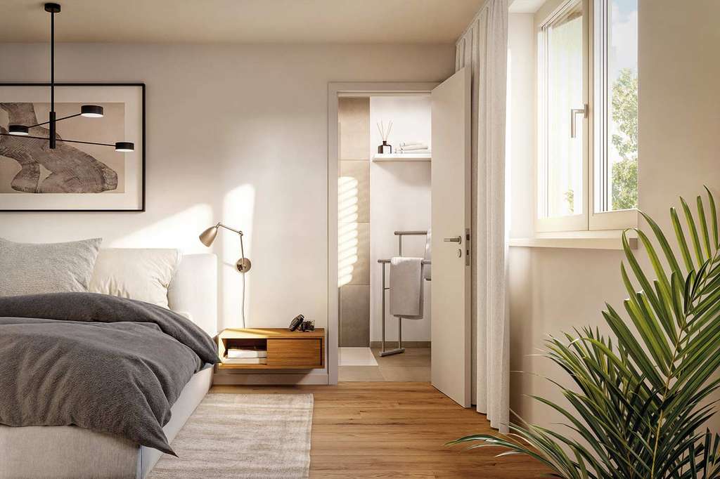 Charmante Wohnung "Lazise"  - 2 Zimmer, Masterbedroom, TG - verfügbar 1.-4. OG