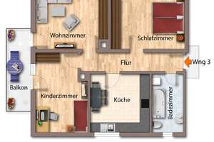 GLOBAL INVEST SINSHEIM | Erstbezug nach umfassender Sanierung - 2,5-Zimmer-Wohnung in Ziegelhausen – Die vollständige Adresse der Immobilie erhältst du vom Anbieter., 69118 Ziegelhausen, Heidelberg – Vorschaubild 24