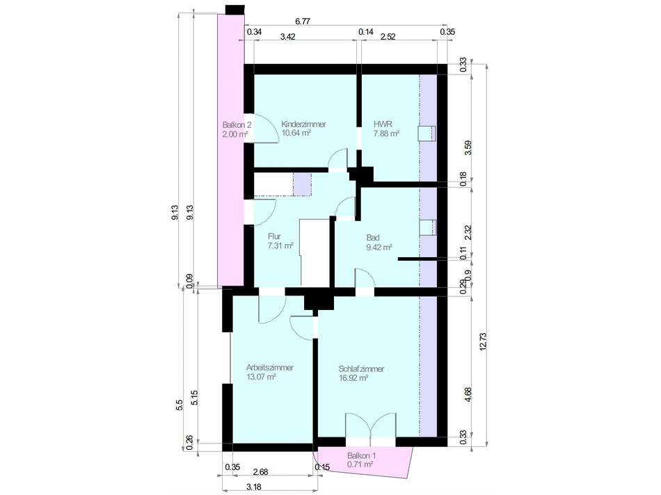 Grundriss 1.OG