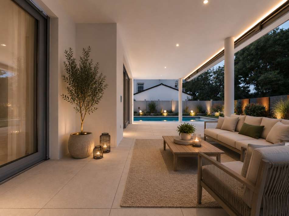 Terrasse mit Resort-Flair