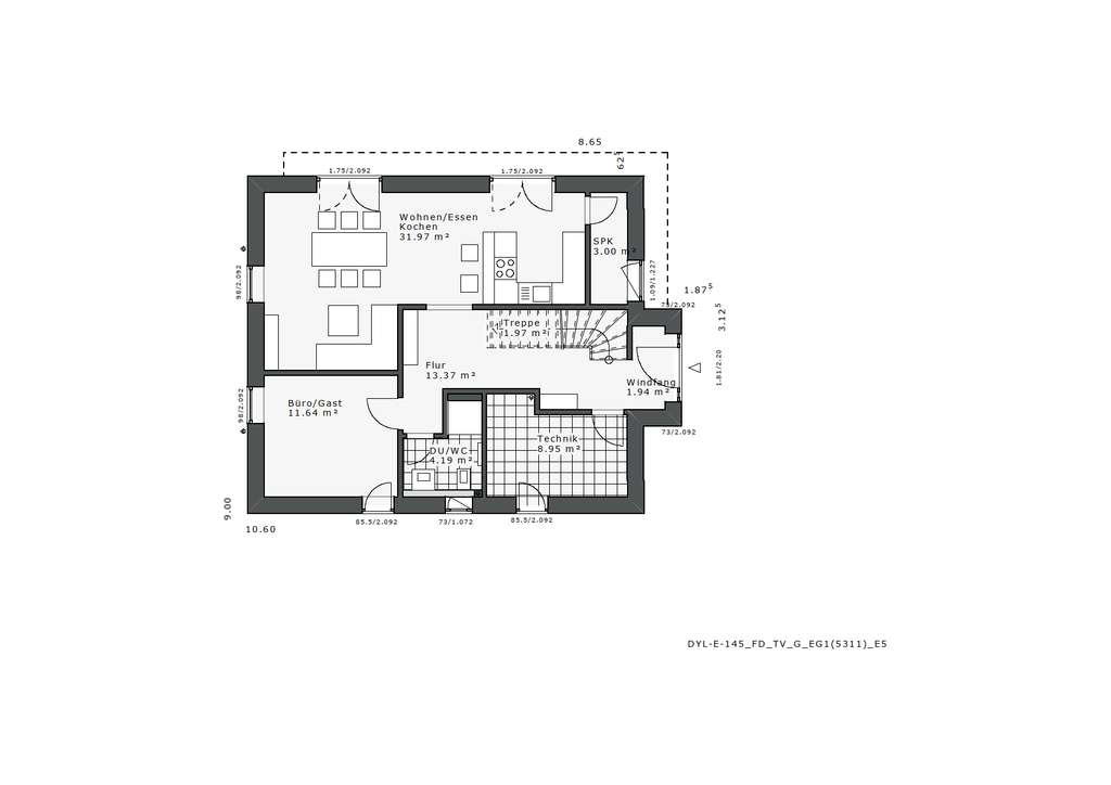 Immobilie in Neu-Eichenberg - Nur bei Danhaus: Massiv gemauerte Klinkerfassade serienmäßig inklusive! - Bild 1