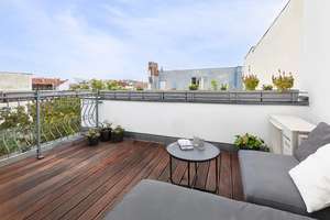 Dunckerstraße, Helmholtzkiez: Dachgeschoss-Wohnung mit zwei Terrassen, vier Zimmern, Kamin, Lift, AC – 10437 Prenzlauer Berg, Berlin – Vorschaubild 8