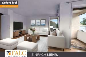 Zuhause mit Perspektive: 3-Zimmer-Wohnung mit Sonnenloggia & Gartenmitnutzung