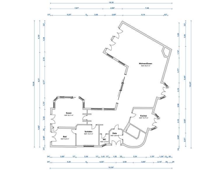 S&P | Grundriss Erdgeschoss