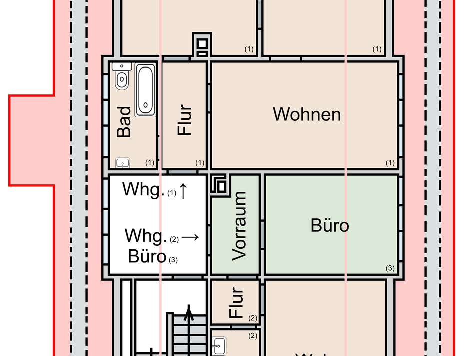 Grundriss Obergeschoss