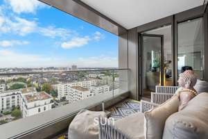 LUXURIÖS & NEUWERTIG – Vollklima, Wallbox, Weitblick, 2 Außenbereiche, hochw. EBK & Einbauschränke – 60326 Gallus, Frankfurt am Main – Vorschaubild 17