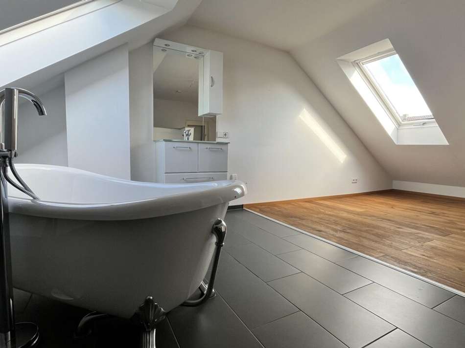 Schlafen mit Bad en suite Dach