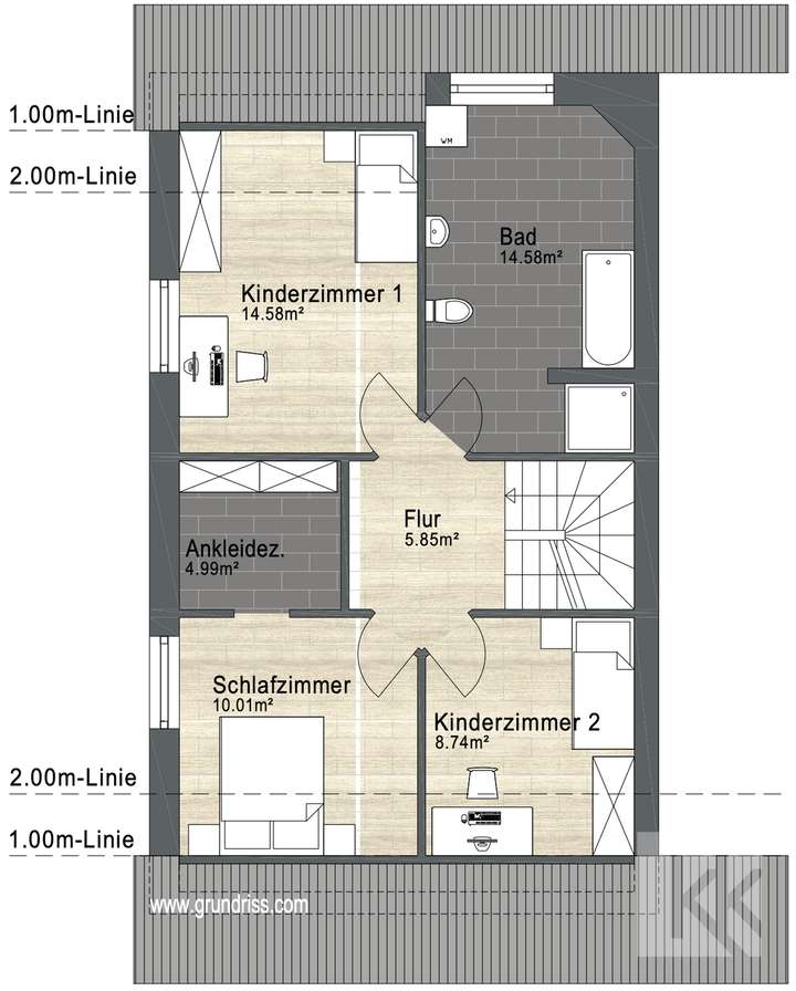 Grundriss OG