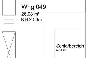 Saniertes und möbliertes Apartment mitten in der Stadt – Neckarstraße 14, 64283 Mitte, Darmstadt – Vorschaubild 6