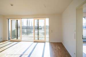 Lebens- und liebenswert: Sonniger Balkon mit Blick zum Park! Textilviertel! Holzböden! EBK! – Am Schäfflerbach 1a, 86153 Am Schäfflerbach, Augsburg – Vorschaubild 5