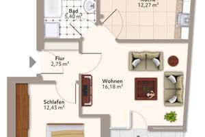 Gemütliche 2-Zimmer-Wohnung in bester Lage von Stadtfeld Ost! – Schillerweg 1, 39108 Stadtfeld Ost, Magdeburg – Vorschaubild 11