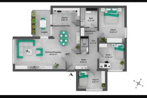 Sofort bezugsfrei! Gut geschnitten! Barrierearm! 4 Zimmer-Wohnung mit Balkon und TG-Stellplatz. – Die vollständige Adresse der Immobilie erhältst du vom Anbieter., 53119 Tannenbusch, Bonn – Vorschaubild 19