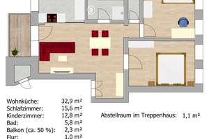 Perfekte ETW zur Eigennutzung in TOP Lage von Leipzig – Die vollständige Adresse der Immobilie erhältst du vom Anbieter., 4229 Plagwitz, Leipzig – Vorschaubild 12