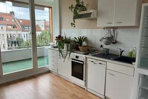 Helle 2-Zimmer Wohnung mit Balkon in Leipzig Schleußig | Top Lage in der Holbeinstraße – Die vollständige Adresse der Immobilie erhältst du vom Anbieter., 4229 Schleußig, Leipzig – Vorschaubild 2