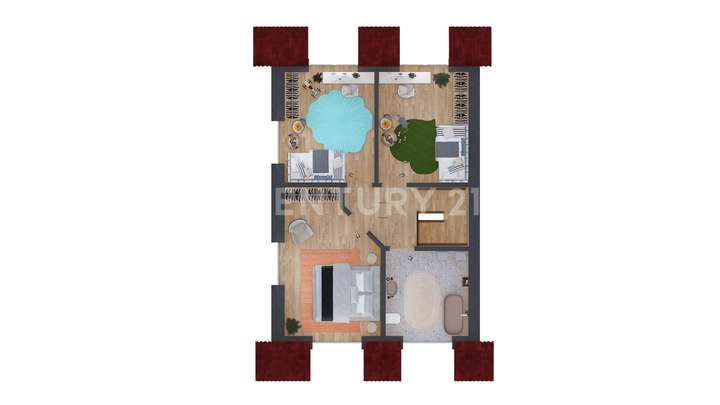 Grundriss Obergeschoss visuali