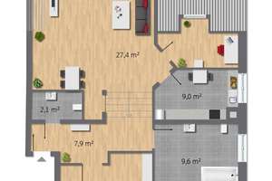 Einziehen und wohlfühlen: Attraktive Dachgeschosswohnung mit sonnigem Balkon und Tageslichtbad – 45472 Heißen, Mülheim an der Ruhr – Vorschaubild 23