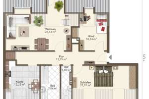 Bremerhaven - Gestemünde // Sanierte 3-Zimmer-Wohnung mit Balkon in Bremerhaven – Die vollständige Adresse der Immobilie erhältst du vom Anbieter., 27570 Geestemünde, Bremerhaven – Vorschaubild 23