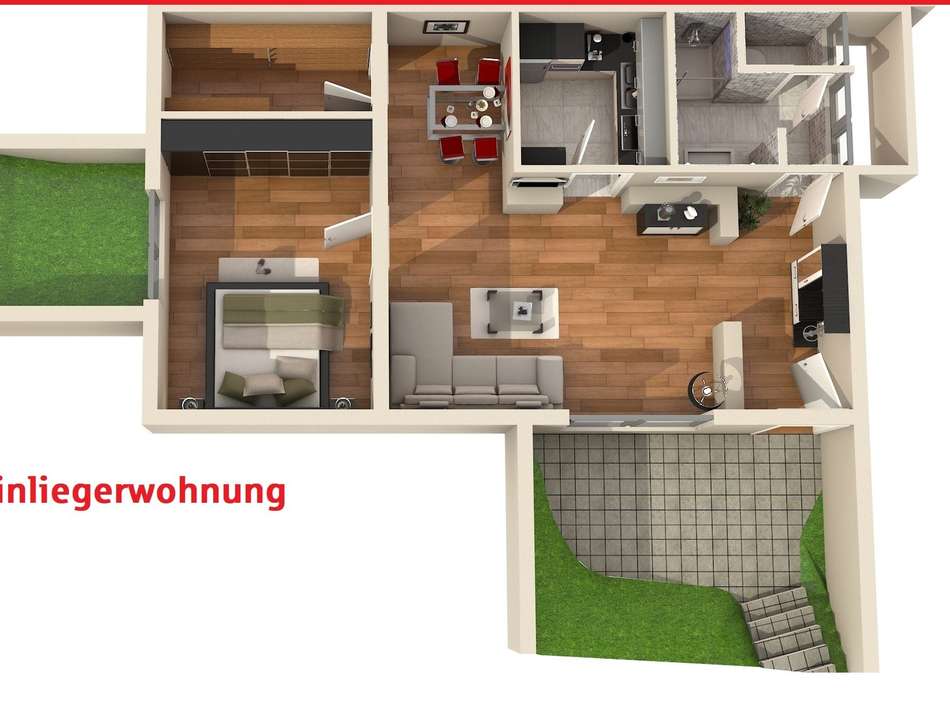 Grundriss Einliegerwohnung (ve