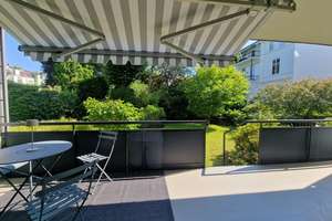 * ALSTER - HARVESTEHUDE - EPPENDORFER BAUM - RIESIGE BALKONTERRASSE MIT GARTENZUGANG - OASE "IN THE 