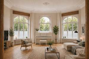 Selbst Gestalten: Riesige 5-Raumwohnung, viel Denkmalabschreibung – Hildesheimer Str. 66, 1139 Mickten, Dresden – Vorschaubild 6