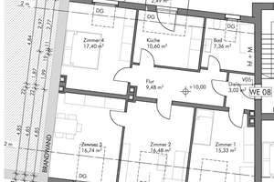St. Leonhard von oben! Helle 4-Zimmer-Wohnung mit ca. 98,9 qm & kleinem Westbalkon im obersten Stock – Die vollständige Adresse der Immobilie erhältst du vom Anbieter., 90439 Sankt Leonhard, Nürnberg – Vorschaubild 3