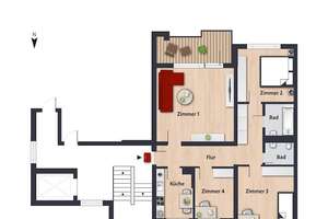 Familien aufgepasst: große Wohnung sucht Bewohner // 5.OG rechts – Halberstädter Str. 8, 38444 Westhagen, Wolfsburg – Vorschaubild 6
