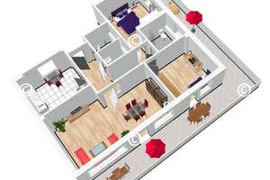 3Zi.-Whg mit großer Dachterrasse - Servicewohnung in Bochum-Mitte – Düppelstr. 25, 44789 Südinnenstadt, Bochum – Vorschaubild 4