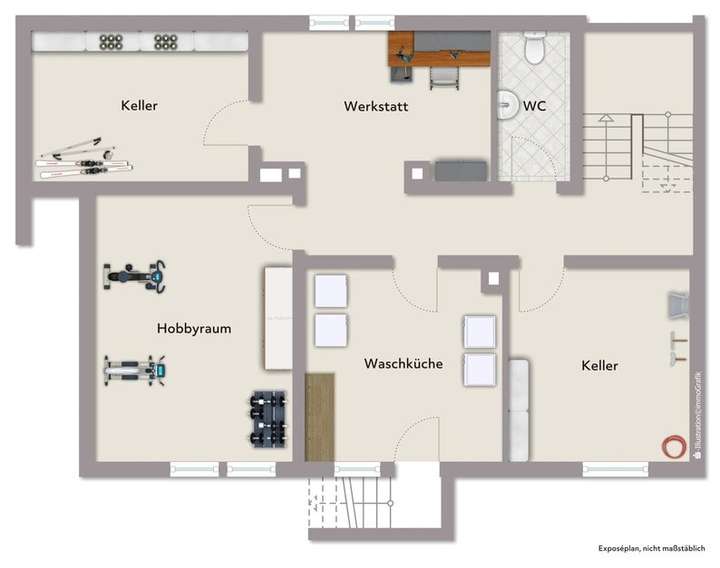 Grundriss Untergeschoss