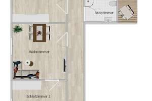 Kernsanierte 3 Zimmer Wohnung im Herzen von Rosenheim mit Balkon, EBK und Kellerabteil – Die vollständige Adresse der Immobilie erhältst du vom Anbieter., 83022 Innenstadt, Rosenheim – Vorschaubild 13