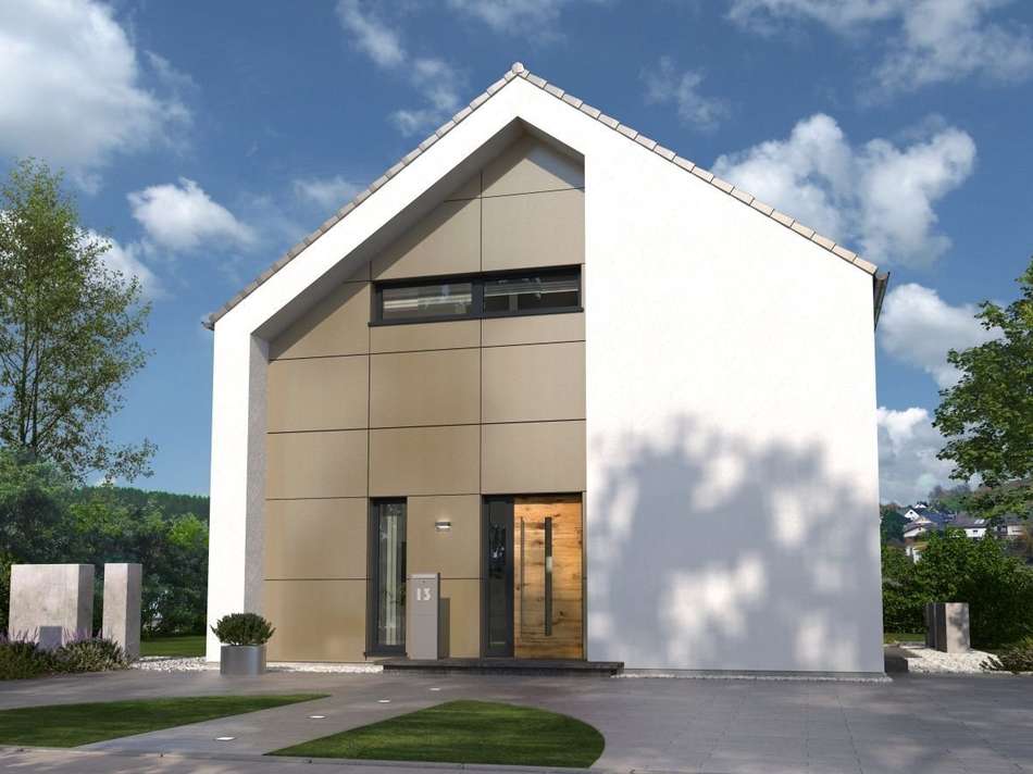 Ansicht Eingang Trespa