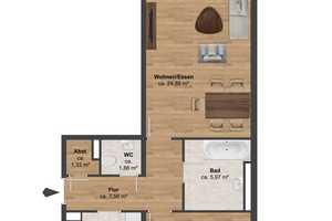 Großzügige 2-Zimmerwohnung mit Balkon, Stellplatz und Keller – Heidelberg – Vorschaubild 9