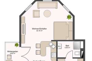 Schönes Apartment in zentraler Lage! – Die vollständige Adresse der Immobilie erhältst du vom Anbieter., 86153 Rechts der Wertach, Augsburg – Vorschaubild 19