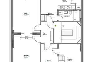 Altbau-Charme trifft auf Bauhaus-Stil: Besondere Eigentumswohnung direkt an der Weser – 28203 Ostertor, Bremen – Vorschaubild 7