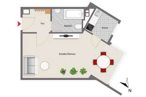 Vermietetes Apartment mit Tiefgaragenstellplatz am Westpark – Die vollständige Adresse der Immobilie erhältst du vom Anbieter., 80686 Friedenheim, München – Vorschaubild 10