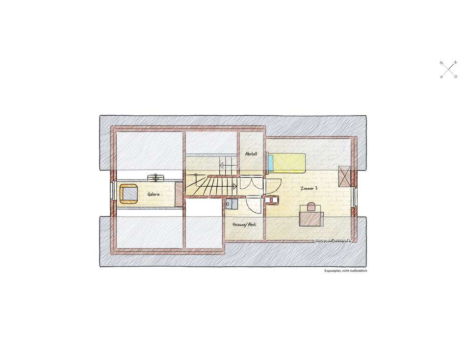 Grundriss DG Illust