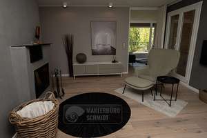 hochwertige 3 Zimmer Eigentumswohnung mit Kamin und Zugang zum Brabandkanal in Hamburg Alsterdorf – Brabandstraße xx, 22297 Alsterdorf, Hamburg – Vorschaubild 8