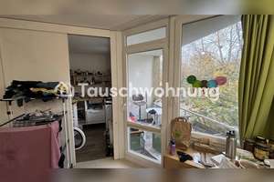 Tauschwohnung: mega feines 1-Zimmer-Reich mit Balkon ins ruhige Grüne
