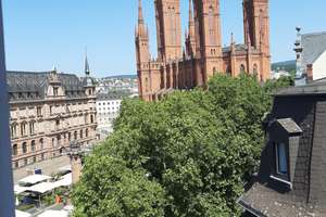Blick über das Dern'sche Gelände und auf die Marktkirche – Karl-Glässing 10, 65183 Mitte, Wiesbaden – Vorschaubild 15