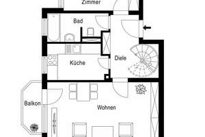 Gemütliche 2,5-Zimmer-Maisonette-Wohnung unweit des Michaeliparks in ruhiger Lage mit Westbalkon – Die vollständige Adresse der Immobilie erhältst du vom Anbieter., 81825 Berg am Laim Ost, München – Vorschaubild 12