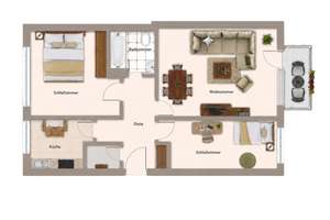 HEGERICH: Vermietete 3-Zimmer-Hochparterrewohnung mit Westbalkon in München-Trudering-Riem! – Die vollständige Adresse der Immobilie erhältst du vom Anbieter., 81827 Waldtrudering, München – Vorschaubild 15