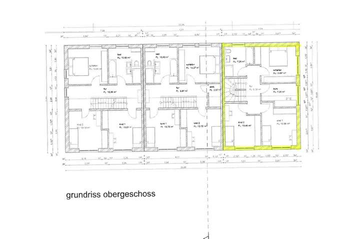 Grundriss Obergeschoss