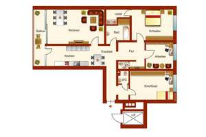 Hitze draußen. Wohnkomfort drinnen. 4-Zi.-EG-Wohnung am Cramer-Klett-Park! – Die vollständige Adresse der Immobilie erhältst du vom Anbieter., 90489 Wöhrd, Nürnberg – Vorschaubild 18