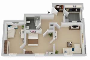 Bezugsfertig über den Dächern – 3-Zimmer-DG-Wohnung mit Einbauküche, provisionsfrei – 70190 Stöckach, Stuttgart – Vorschaubild 8