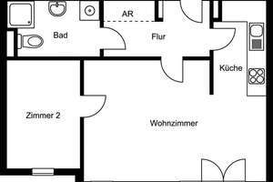 Gemütliche 2-Zimmer-Wohnung mit Balkon im beliebten Kirchsteigfeld – Zum Teich  12, 14480 Kirchsteigfeld, Potsdam – Vorschaubild 8