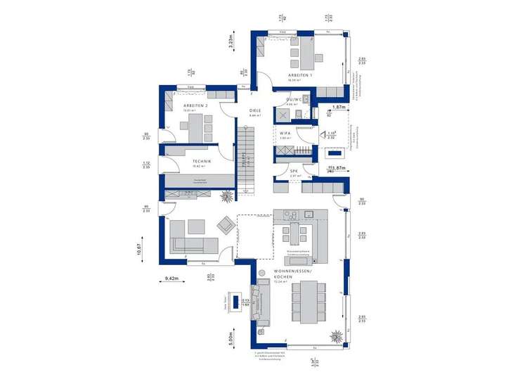 Grundrissvorschlag Erdgeschoss