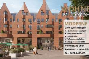 2,5 Zimmerwohnung im Lloydhof – Die vollständige Adresse der Immobilie erhältst du vom Anbieter., 28195 Altstadt, Bremen – Vorschaubild 8