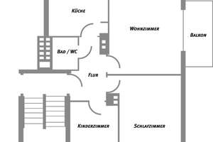Moderne 2,5-Zimmer-Wohnung in Hannover-Stöcken – Obentrautstr. 9, 30419 Stöcken, Hannover – Vorschaubild 3