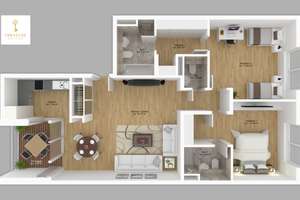 Moderne 3-Zimmer Wohnung mit zentraler Klimaanlage – 81927 Englschalking, München – Vorschaubild 12